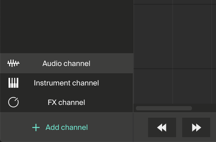 Soundation | Learn | How-to: Use Audio Channels